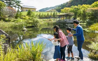 たかむろ水光園 釣り堀体験