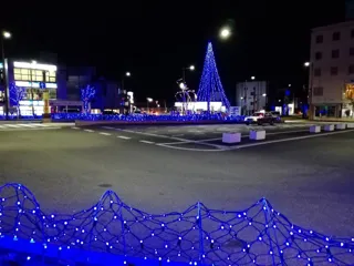 御坊駅ライトアップ