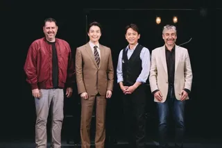 坂本昌行＆海宝直人が繰り広げるサスペンスコメディ、ミュージカル『MURDER for Two』開幕！