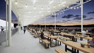 7月19日から新たな飲食空間「EXPOサンセットビアテラス」が大阪・関西万博会場の西エリアにオープン