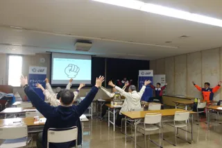 【JAF山口】“危険”な状況を安全に体験!実技型交通安全講習会を開催