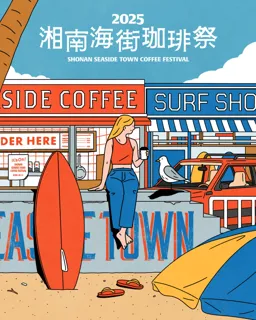 湘南エリアのコーヒーがテラスモール湘南に一堂に集結「湘南海街珈琲祭2025」開催決定！