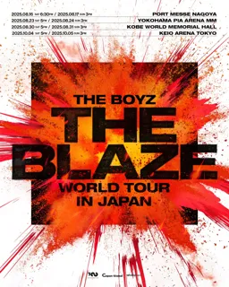 THE BOYZ WOLRD TOUR開催決定！名古屋・横浜・神戸・東京を駆け巡る、全国4都市8公演のアリーナツアー