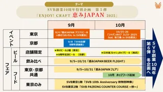 創業10周年特別企画　第5弾「ENJOY! CRAFT 恵みJAPAN 2025」開催