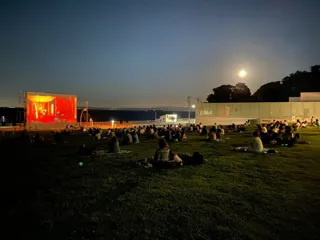 海の広場に巨大スクリーンが出現、横須賀美術館が野外映画館に！「夏の野外シネマパーティー」を開催します