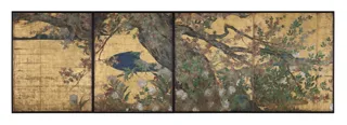 長谷川等伯筆 国宝「楓図」の高精細複製品を石川県七尾市に寄贈