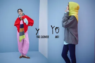 【RHC ロンハーマン】モードなカシミヤブランド、「 y YO（イーヨ）」ファーストコレクションの全ラインナップを展開する、ポップアップイベントを開催。