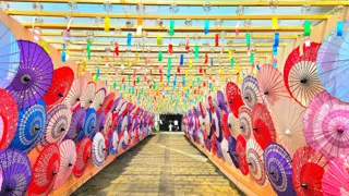 「6,000個の風鈴」と「400本の和傘」が共演する納涼体験、6/21～8/31「近江牛鉄板焼祭」を開催
