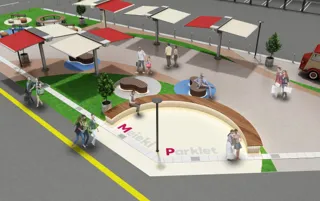 名古屋駅前名鉄レジャック跡地に都市型広場「Meieki Parklet」が8月8日オープン！