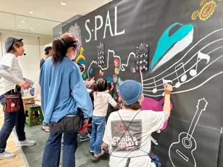 【エスパル郡山 SDGs啓発イベントウィーク】フードロスをアートで学ぼう！「巨大チョークアートイベント・ワークショップ」開催!