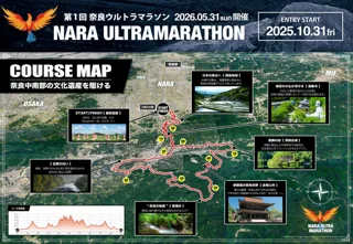 【第1回 奈良ウルトラマラソン大会】ホームページにてコース情報を発表！―2026年5月31日（日）開催 藤原宮跡（奈良県橿原市）―