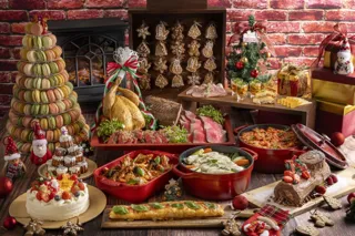 【インターナショナルガーデンホテル成田】ブランド牛「コウゴ牧場牛」のローストビーフとステーキを味わう4日間だけの「クリスマススペシャルディナービュッフェ」