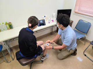 10月　福島県いわき市　高齢者10人以上に「足の筋肉の厚さ」を測る実証実験を開始