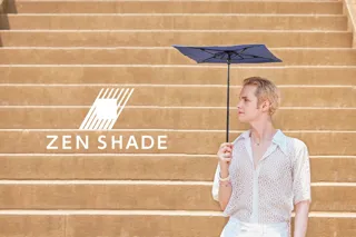 【日本初*】男性用の”水平で四角い”日傘「ZEN SHADE（ゼンシェード）」、渋谷ヒカリエで開催の展示会「PLUG IN│Editorial」にて国内初披露
