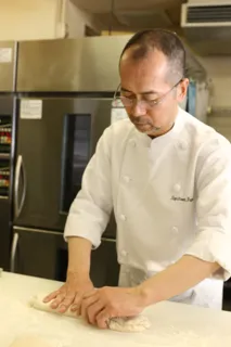 「かつお溜め釣り漁伝来350周年記念特別企画」厳選気仙沼素材Specialコースとパン業界のレジェンド志賀勝栄氏の競演マリアージュ
