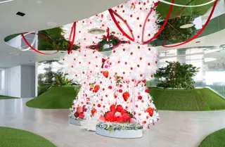 海抜251mの“いちごが実る冬の空の公園”で、いちごピクニック♪期間限定いちごスイーツやワークショップが楽しめる！＜てんぼうパーク いちごびより＞世界初！？展望台でのプチいちご狩り体験も