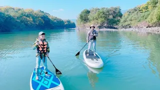 初心者の方も大歓迎！背割堤のSUP体験(淀川河川公園)
