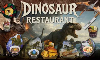 伊豆ぐらんぱる公園に、恐竜が占拠する!?体感型レストラン「DINOSAUR RESTAURANT」(ダイナソー レストラン)が登場!
