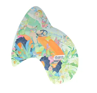 アーティスト・奥村彰一 による新作個展「Floating Paradise」を2025年8月23日(土)よりGALLERY ROOM・A（浅草）にて開催