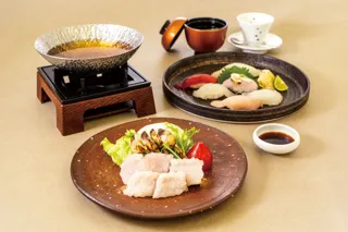 淡路島産「鱧」と秋の味覚「松茸」を使った10月限定メニュー