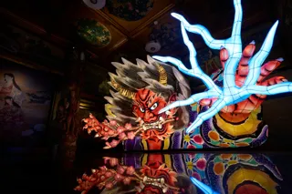 【ホテル雅叙園東京】文化財建築で「鬼」をテーマにした没入型アート企画展「和のあかり×百段階段2025 ～百鬼繚乱～」を開催