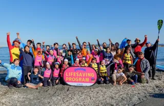 【小学3・4年生対象　冬休み宿泊企画　 ～自然の中で体験して学ぶ～】ウォーターセーフティの知識と技能を身につける。ライフセーバーと遊ぼう！ in岩井海岸 2025