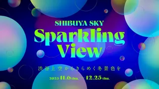 冬の空に広がる、光と音の幻想世界都市の羨望と呼応するインスタレーション「Sparkling View」を11月6日（木）より開催