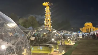 世界初！東京に“2基の巨大クリスマスピラミッド”同時出現神宮外苑と芝公園で楽しむWクリスマスマーケット