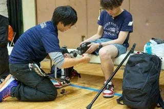 スポーツ用義足・車いす体験会