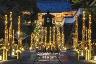 「京都西山竹あかり～幻想夜2025～」の開催