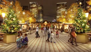 今年、丸の内で開催のクリスマスマーケット(R)に、“本格木製ヒュッテエリア”が初登場！「Marunouchi Street Park 2025 Winter」11月28日（金）～12月25日（木）開催