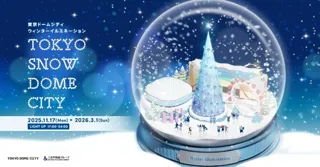 約100万球の光で輝く 東京ドームシティ ウィンターイルミネーション『TOKYO SNOW DOME CITY』2025 年 11 月 17 日（月）～2026 年 3 月 1 日（日）