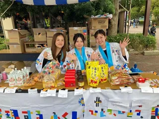 神田外語大生が「よってがっしょ福島」を出店！