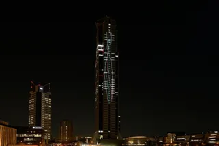 大阪・関西万博の会期中、さきしまコスモタワーを彩る光のアート　　　　　「SAKISHIMA LIGHTING ART」開催