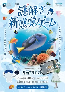 AIによる画像認識システムを利用した水族館探検型ゲーム「サカナクエスト」を四国水族館で導入します
