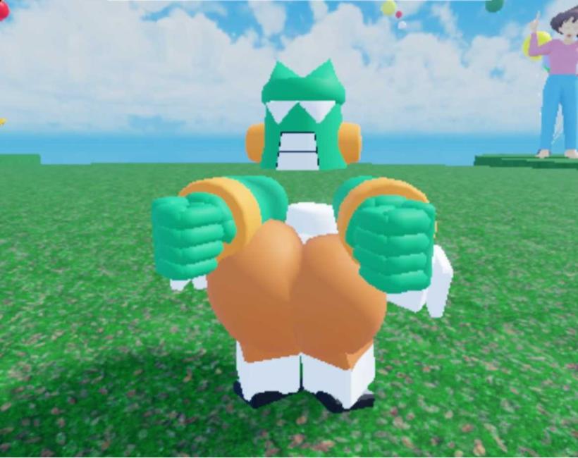 アトラクション来場者限定！Roblox『クレヨンしんちゃんアドベンチャーパーク オラのぶりぶり大合戦』「カンタム・パンチ」おしりプレゼント
