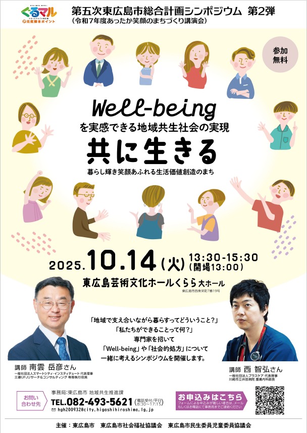 第五次東広島市総合計画シンポジウム第2弾