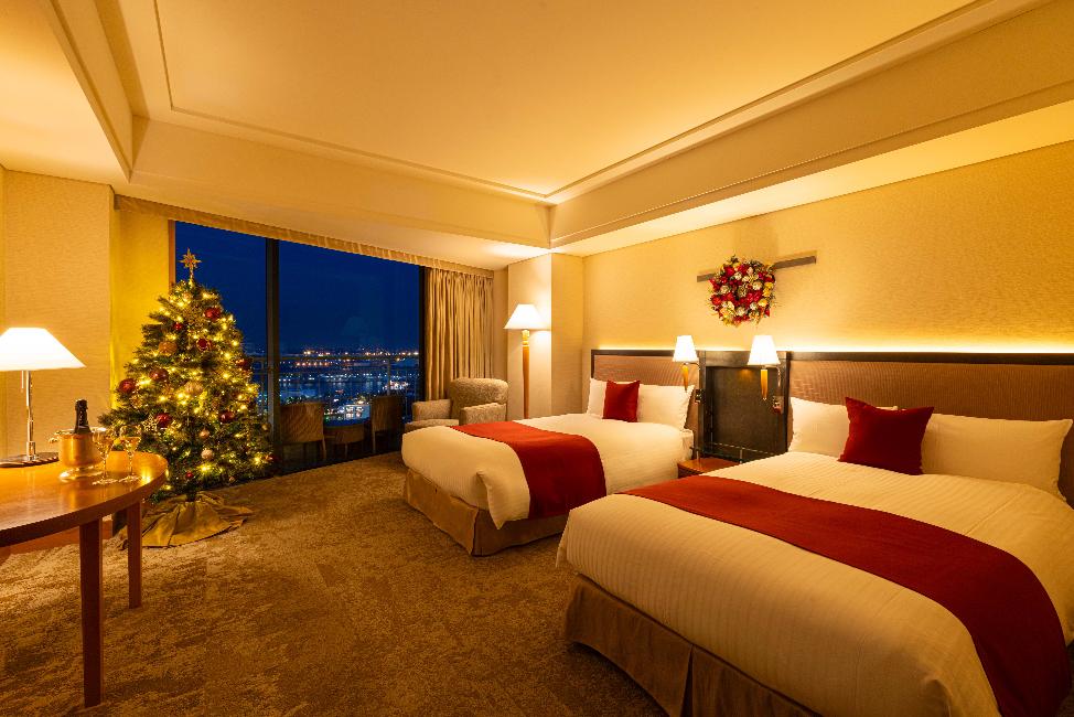 横浜ベイホテル東急、初の「クリスマスルーム」登場！宿泊プラン「スターライト クリスマス」でおふたりだけのひとときを